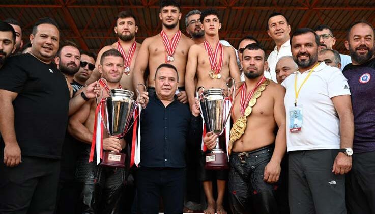 Kırkpınar’da, Antalya Büyükşehir fırtınası esti