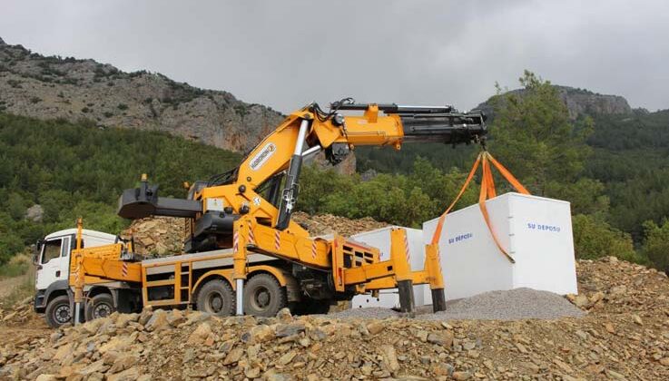 ASAT Gazipaşa’da su deposu eksikliğini ortadan kaldırıyor