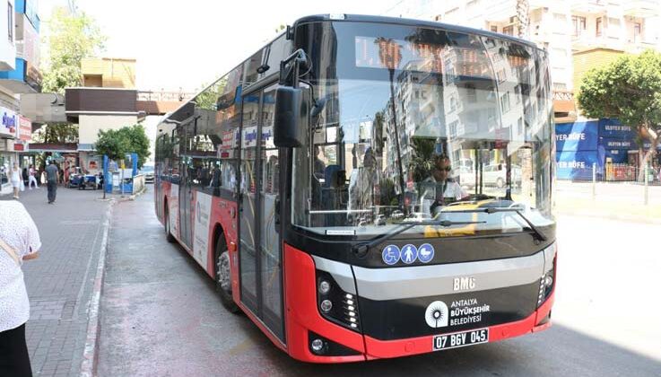 Antalya’da 15 Temmuz’da ulaşım ücretsiz