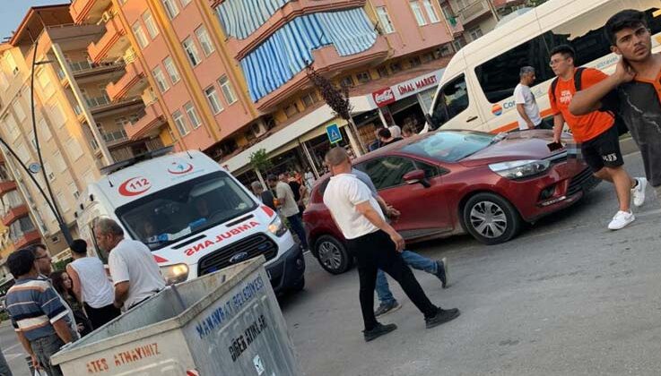 ’U’ dönüşü yaparken otomobilin çarptığı bisikletli yaralandı