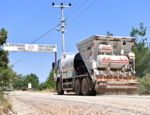 Konyaaltı Belediyesi, Alim Pınarı Yaylası’nın yol sorununu çözdü