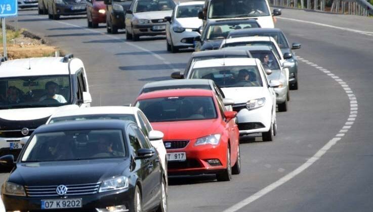 Antalya’da motorlu kara taşıtları sayısı 1 milyon 387 bin 25 oldu