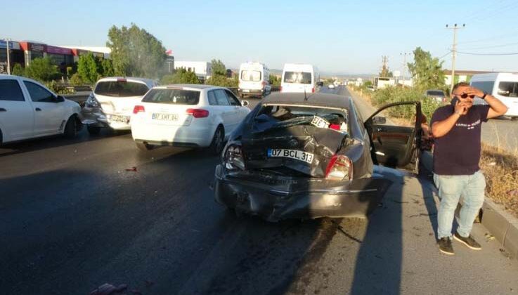 Kara yolu savaş alanına döndü, kaza güvenlik kameralarına yansıdı