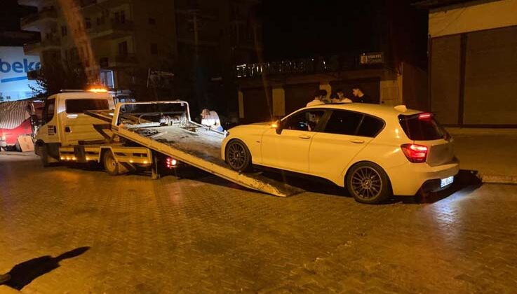 Ses sistemi ve abartı egzozla çevreyi rahatsız eden sürücüye 15 bin TL ceza uygulandı