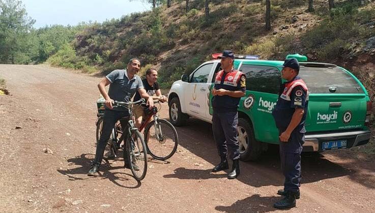 Antalya’da jandarmadan ormanlık alanlara girenlere uyarı