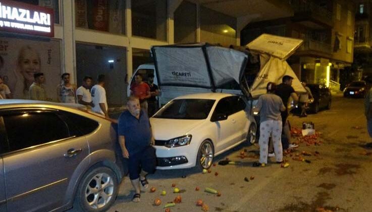 Tüp aracını kullanan alkollü sürücü ortalığı savaş alanına çevirdi