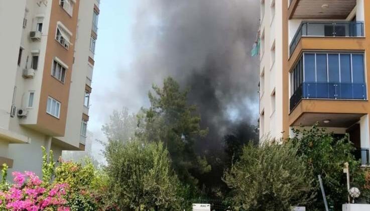 Boş binada çıkan yangın kısa sürede söndürüldü