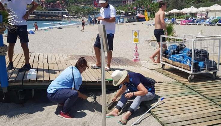 Alanya’da yuvadan çıkamayan caretta carettalar için seferberlik