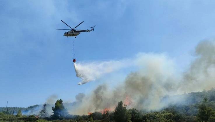 Antalya’daki orman yangını 2 saatte kontrol altına alındı, 3 hektar zarar gördü