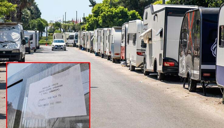 Mahalleliyi isyan ettiren ‘karavan park’, ‘karavan galeri’ye döndü