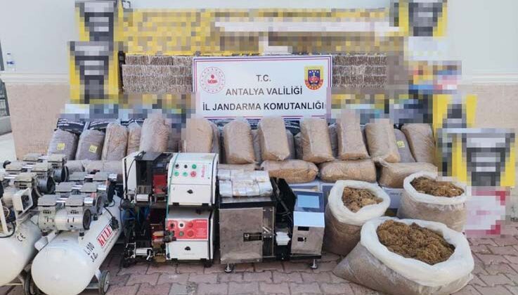 Antalya’da kaçak sigaraya geçit yok
