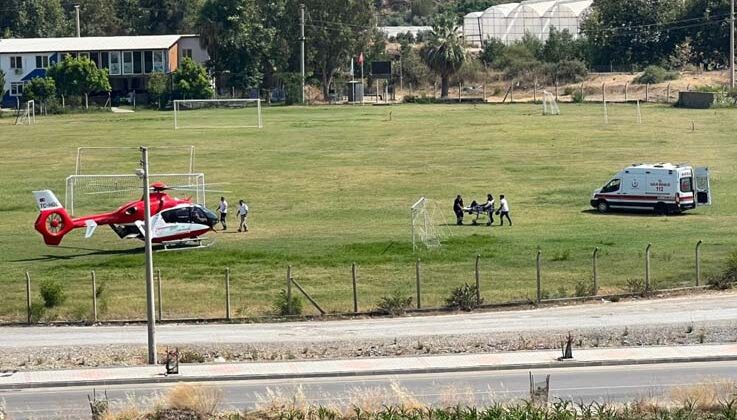 Ambulans helikopter karaciğer enfeksiyonu kapan hasta için havalandı