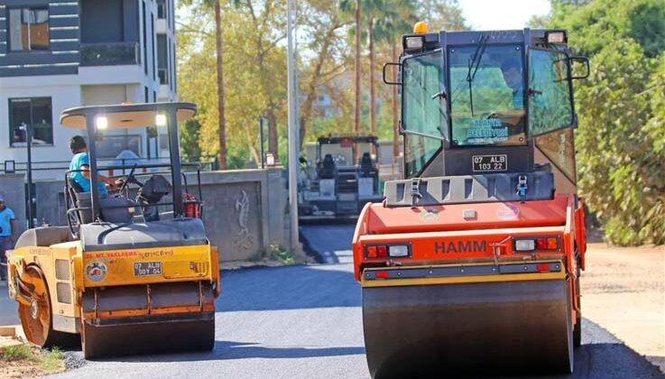 Oba Mahallesi’nde asfalt çalışması tamamlandı