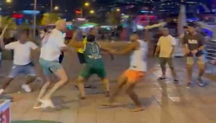 6 kişilik sopalı grup, Almanya’dan tatile gelen gurbetçiyi acımasızca dövdü