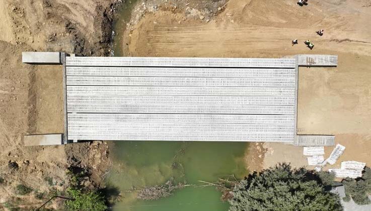 Naras Köprüsü’nde çalışmalar sürüyor