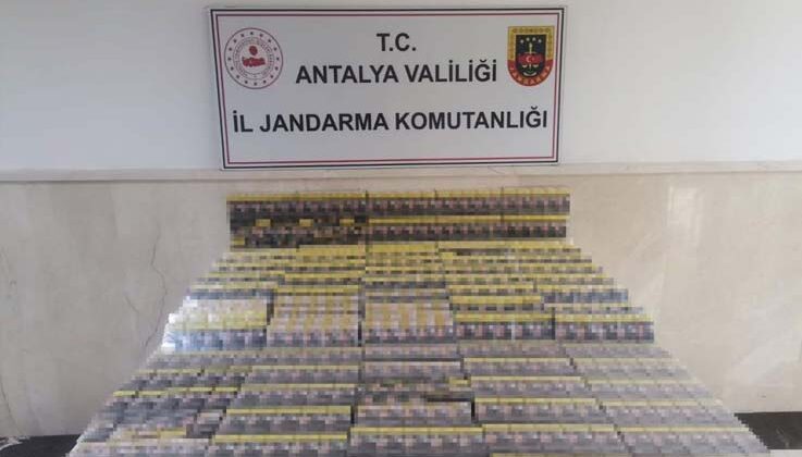 Antalya’da 5 bin 150 paket kaçak sigara ele geçirildi