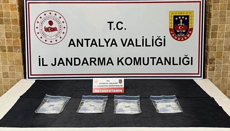 Antalya’da jandarmadan uyuşturucu operasyonu: 1 gözaltı