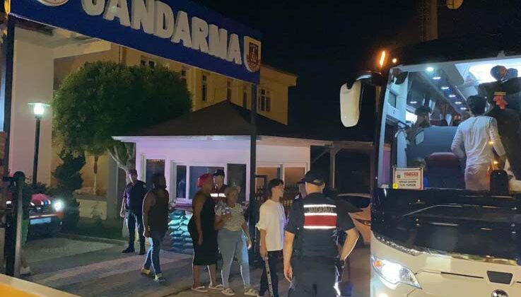 Manavgat’ta çalışma izni olmayan 29 yabancı uyruklu şahıs yakalandı