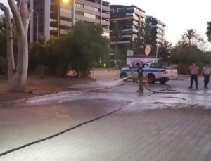 Büyükşehir ekipleri karavan park tahliyesini tamamladı