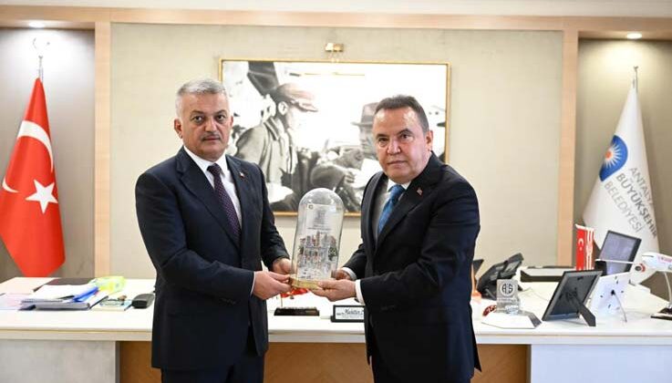 Vali Yazıcı’dan Başkan Böcek’e veda ziyareti