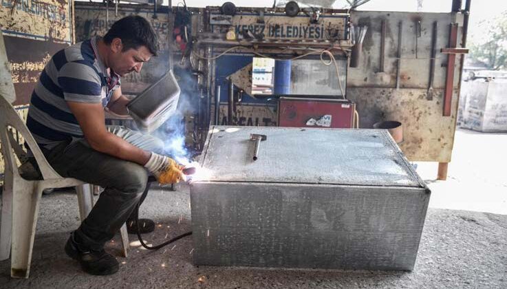 Kepez’den fabrika gibi atölye