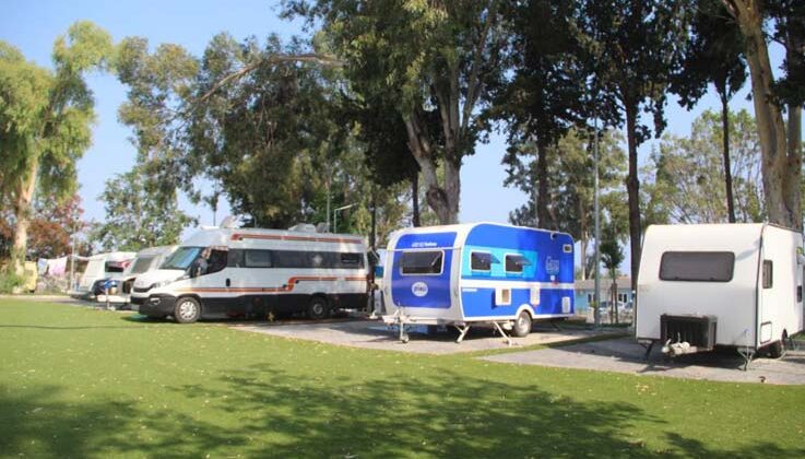 Karavan tutkunlarına karavan parkta 5 yıldızlı hizmet