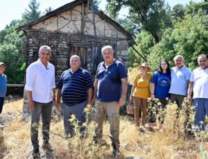 Başkan Uysal, yaylada çocukluk arkadaşlarıyla buluştu