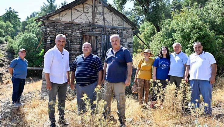 Başkan Uysal, yaylada çocukluk arkadaşlarıyla buluştu