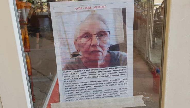 10 gündür kayıp olan Alman kadın 3 dilde basılan afişlerle aranıyor