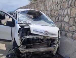 Antalya’da trafik kazası: 1 yaralı