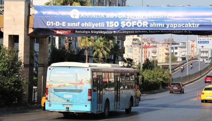 Antalya’da 24 bin TL maaşla şoför bulunamadı, günlük 800 TL peşin ödeme usulüne geçildi