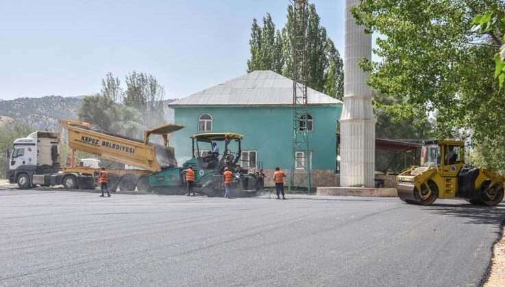 Kepez’den Varsak yaylasına sıcak asfalt