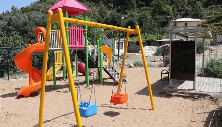 Alanya Belediyesi çocukların yüzünü güldürüyor