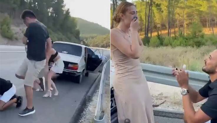 Evlilik teklifi öncesi dayak yedi, sevgilisini krize soktu