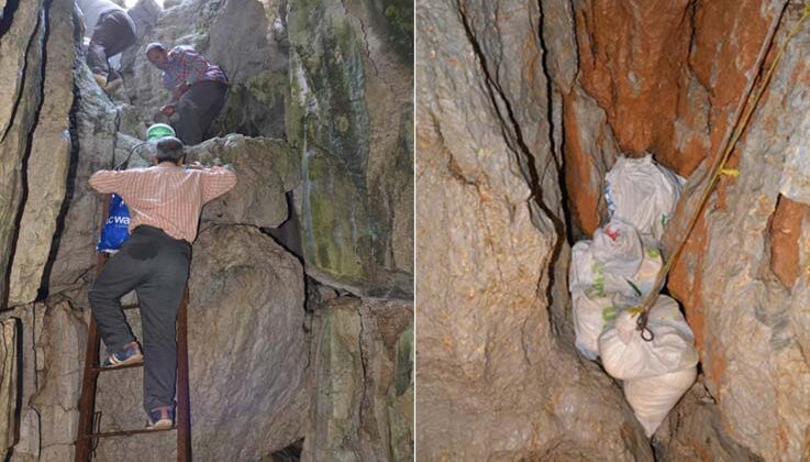 Göçerlerin doğal buzdolapları, 40 metrelik kar obrukları
