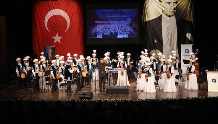 Tattimbet Akademik Halk Çalgıları Orkestrası Cumhuriyetin 100. Yılına özel konser düzenledi