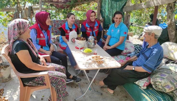 Vefa Sosyal Destek Grubu 1 haftada 65 haneyi ziyaret edip 108 faaliyet gerçekleştirdi