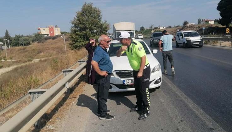 Yaralamalı kazaya giden polisin maddi hasarlı kazada ‘haklılık’ mesaisi