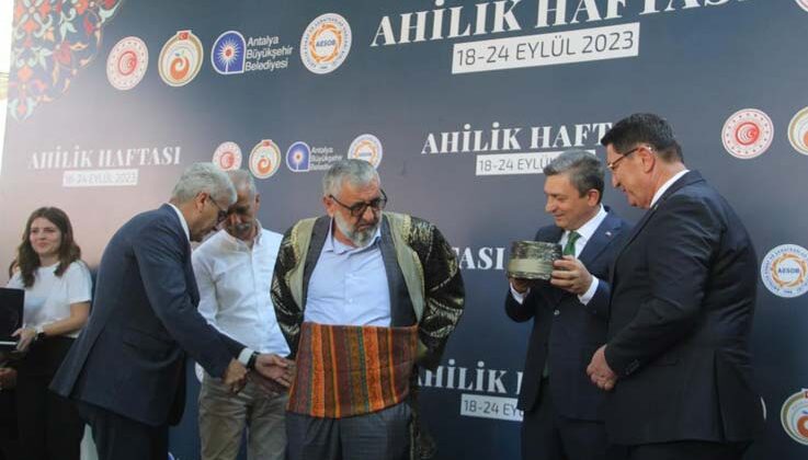 Antalya’da 36. Ahilik Haftası törenle kutlandı