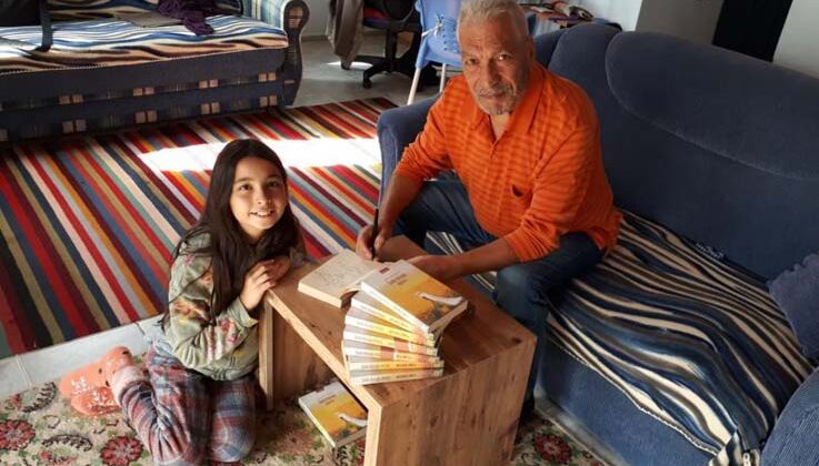 Mücadele ettiği hastalığa aldırmadan kitabını tamamladı