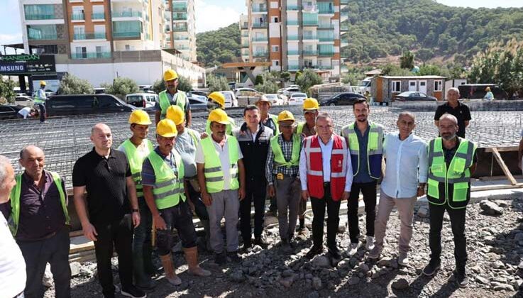 Kumluca Atatürk Stadyumu’nun temeli törenle atıldı