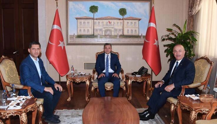 Vali Şahin, Çavuşoğlu’nu ağırladı