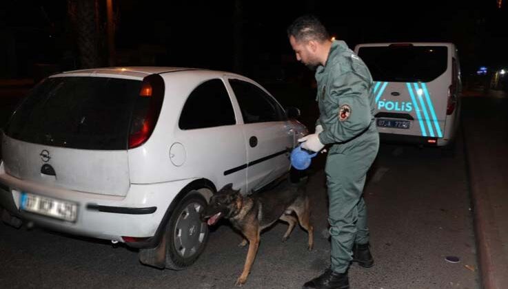 Antalya’da 18 farklı noktada 79 ekip 212 polisle şok uygulama