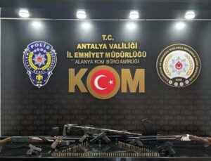 Antalya’da silah kaçakçılığı operasyonu