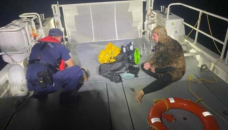 Sea Scoter ile Yunan adasına kaçmaya çalışırken yakalandı