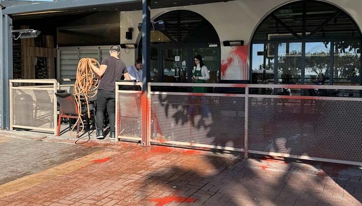 Antalya’da İsrail protestosu: 5 iş yerine saldırı