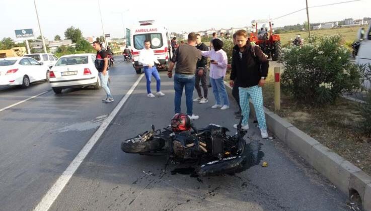 Kanser hastası sürücü fenalaşıp otomobilden indi, arkadan gelen araçlar birbirine girdi
