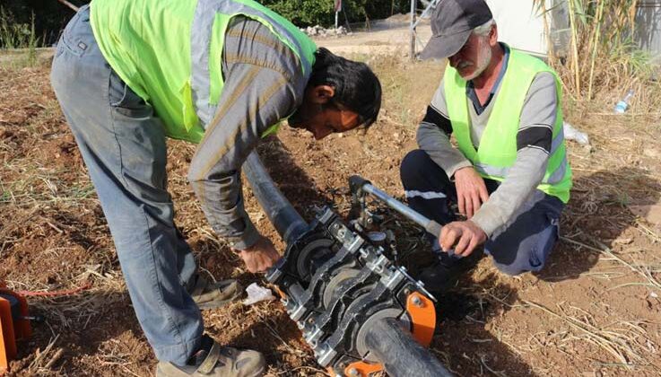 ASAT’dan Serik Yukarıkocayatak Mahallesi’ne yeni içme suyu hattı