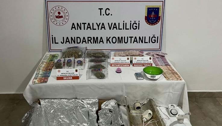 Evini uyuşturucu serasına çeviren şüpheli tutuklandı