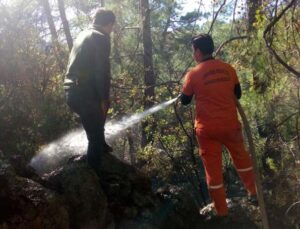 Ormanlık alanda çıkan yangın kontrol altına alındı
